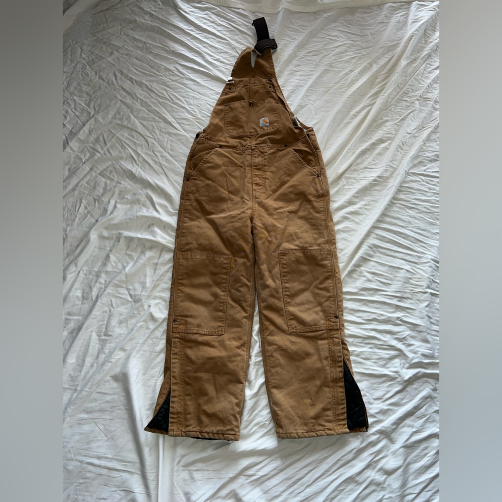 Carhartt bibs kids size 12